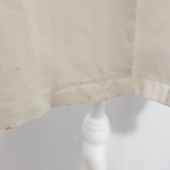 Jennifer Women Size 20 White Embroidered Long Sleeve 100% Ramie Button Tunic Top - Picture 16 of 16